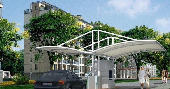 反吊式膜結(jié)構(gòu)